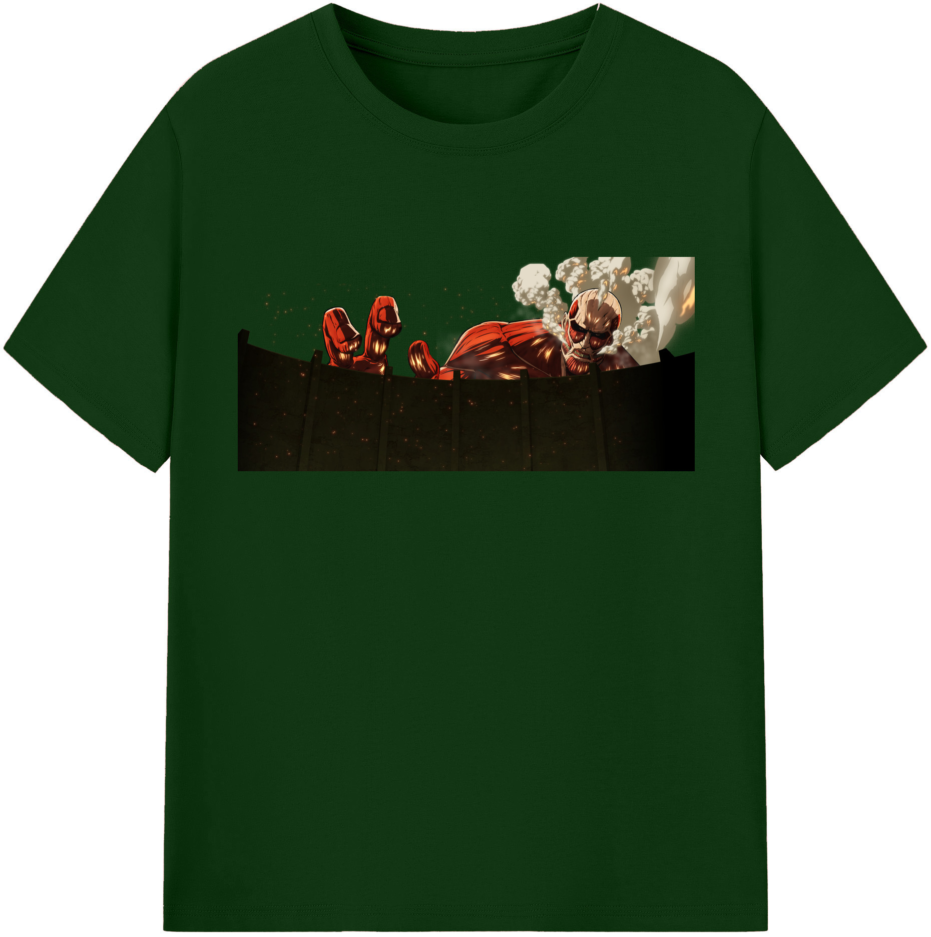 （画像用） 進撃の巨人 Attack on Titan 綿100％半袖Tシャツ（フロントプリント）